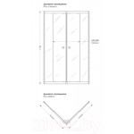 Душевой уголок МетаКам Universal 90x90 / KKS_011749