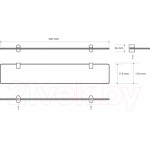 Полка для ванной Bemeta Organic 157102241