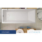 Ванна акриловая VagnerPlast Cavallo 150x70 / VPBA157CAV2X-04