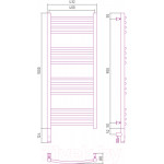 Полотенцесушитель электрический Сунержа Богема 3.0 100x40 / 31-5804-1040