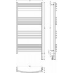 Полотенцесушитель электрический Сунержа Богема 3.0 100x50 / 00-5803-1050