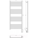 Полотенцесушитель электрический Сунержа Богема 3.0 120x50 / 30-5805-1250