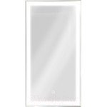 Шкаф с зеркалом для ванной Континент Mirror Box Black Led 35х65