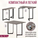 Обеденный стол Millwood Арлен 2 38-76x120x76