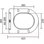 Унитаз подвесной BelBagno BB3105CHR/SC