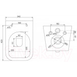 Унитаз подвесной IDDIS Bild BILR2BMi25