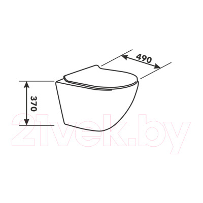 Унитаз подвесной AV Engineering Comfort AVWHR203