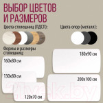 Обеденный стол Millwood Лофт Мюнхен 120x70x75