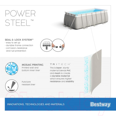 Каркасный бассейн Bestway Power Steel 56441