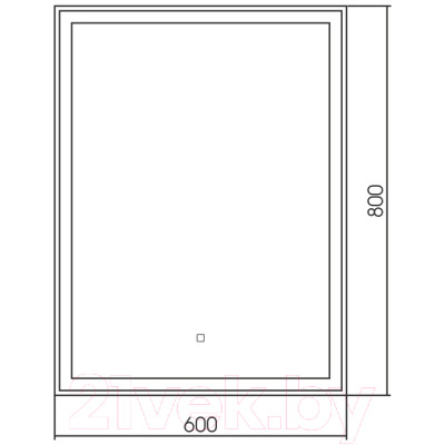 Зеркало Silver Mirrors Рига 60x80 / ФР-00001378