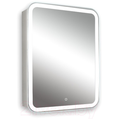 Шкаф с зеркалом для ванной Silver Mirrors Фиджи 50 / LED-00002362