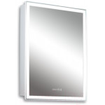 Шкаф с зеркалом для ванной Silver Mirrors Киото 50 / LED-00002356