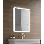 Шкаф с зеркалом для ванной Silver Mirrors Киото 50 / LED-00002357