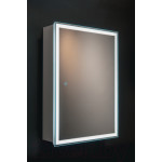 Шкаф с зеркалом для ванной Silver Mirrors Киото Flip 60 / LED-00002474