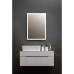 Шкаф с зеркалом для ванной Silver Mirrors Киото Flip 50 / LED-00002473