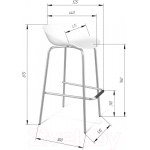 Стул барный Sheffilton SHT-ST19-SF2/S29