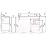 Тумба под умывальник Raval Forte 120R / For.01.120.R/N/W