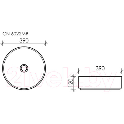 Умывальник Ceramica Nova Element CN6022ML