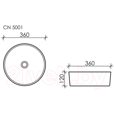 Умывальник Ceramica Nova Element CN5001