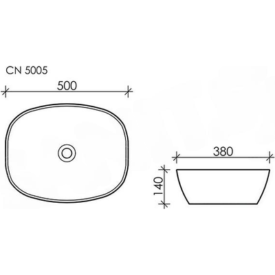 Умывальник Ceramica Nova Element CN5005