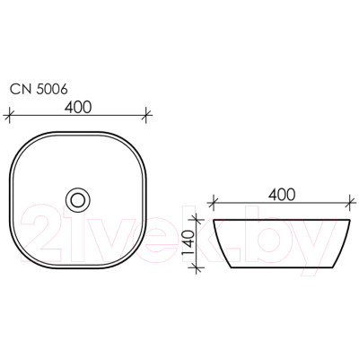 Умывальник Ceramica Nova Element CN5006