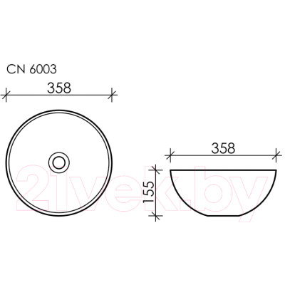 Умывальник Ceramica Nova Element CN6003