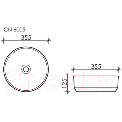 Умывальник Ceramica Nova Element CN6005