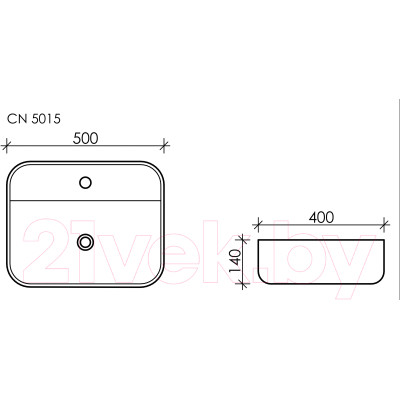 Умывальник Ceramica Nova Element CN5015