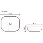 Умывальник Ceramica Nova Element CN6008