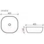 Умывальник Ceramica Nova Element CN6010