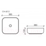 Умывальник Ceramica Nova Element CN6012