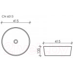 Умывальник Ceramica Nova Element CN6013