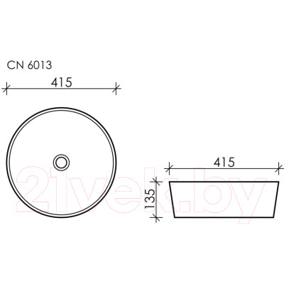 Умывальник Ceramica Nova Element CN6013