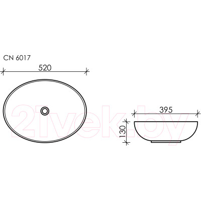 Умывальник Ceramica Nova Element CN6017MDH