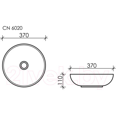 Умывальник Ceramica Nova Element CN6020