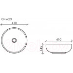 Умывальник Ceramica Nova Element CN6021