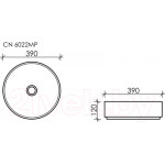 Умывальник Ceramica Nova Element CN6022MP