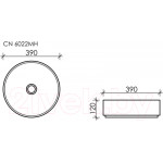 Умывальник Ceramica Nova Element CN6022MH