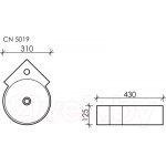 Умывальник Ceramica Nova Element CN5019