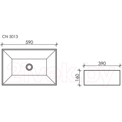 Умывальник Ceramica Nova Element CN5013