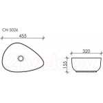 Умывальник Ceramica Nova Element CN5026