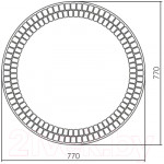 Зеркало Silver Mirrors Армада D770 / LED-00002513