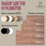 Обеденный стол Millwood Сеул Л 130x80