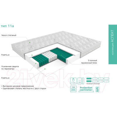 Детский матрас EOS Аспект 11a 70x160