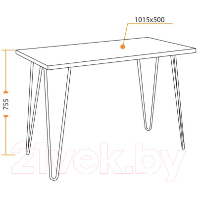 Обеденный стол Tetchair WD-06 / 15246