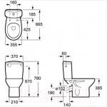 Унитаз напольный Roca Victoria 734239U000