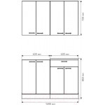 Кухонный гарнитур Агута Альфа 1.2
