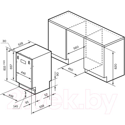 Посудомоечная машина Lex PM 4573 B