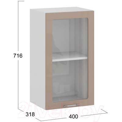 Шкаф навесной для кухни ТриЯ Весна 1В4С