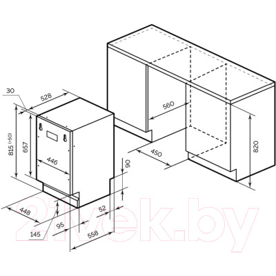 Посудомоечная машина Lex PM 4563 B / CHMI000301